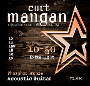Curt Mangan Phosphor Bronze Super Light Set 10-50