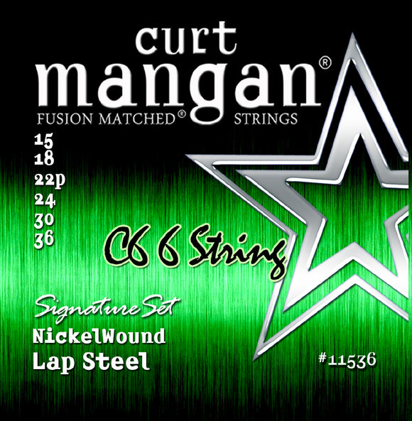 Curt Mangan 15-36 Lap Steel Nickle Wound Strings