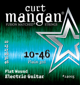 Curt Mangan Flat Wound Strings  10-46