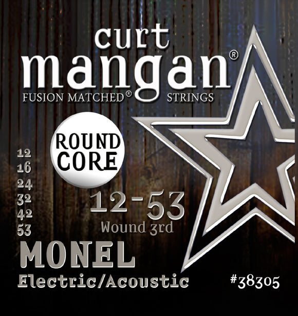 Curt Mangan - Monel Electric/Acoustic Strings 12-53