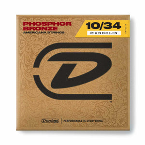 Dunlop Phosphor Bronze Medium Mandolin String Set of 8 10/34