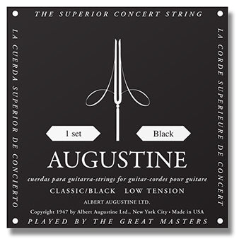 Augustine CLASSIC/BLACK - LOW TENSION