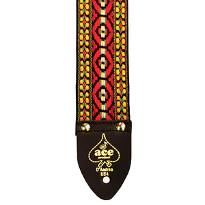 ACE 2" Vintage Reissue Strap – Bohemian Red