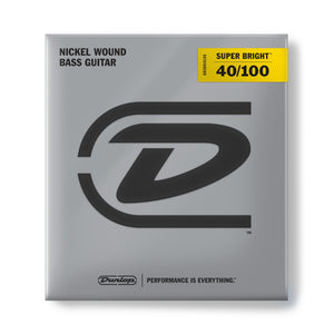 Dunlop DBSBN40100 Super Bright Bass 4-String Set 40–100