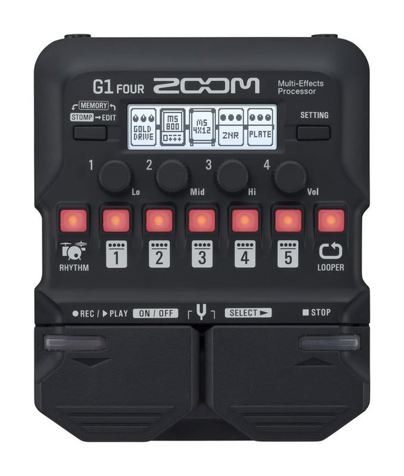 ZOOM G1FOUR Guitar multi effects processor
