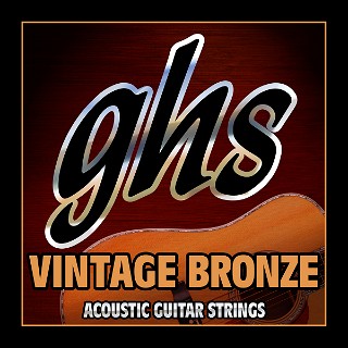 GHS Vintage Bronze 85/15 Copper Zinc Acoustic Guitar Strings - Light 12-54