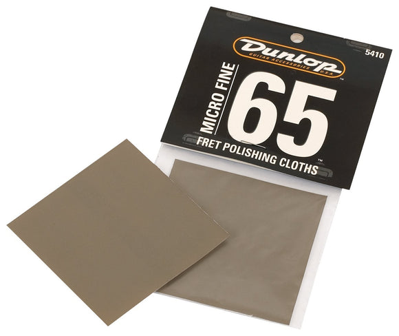 Dunlop JD5410 Micro Fret Polishing Cloth, 2/Bg