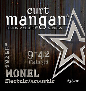 Curt Mangan - Monel Electric/Acoustic Strings 9-42