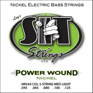 SIT Power Wound 5 String Nickel Bass Light 45-125