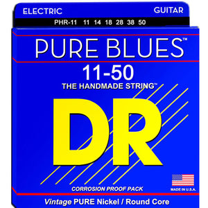 DR PHR-11 Pure Blues Electric Guitar Strings 11-50