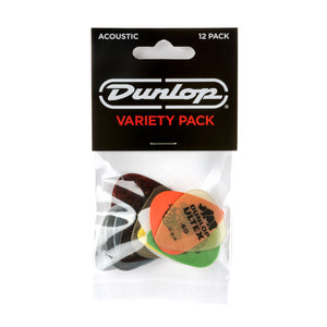 Dunlop PVP112 Acoustic Guitar Pick Variety Pack,12/pack