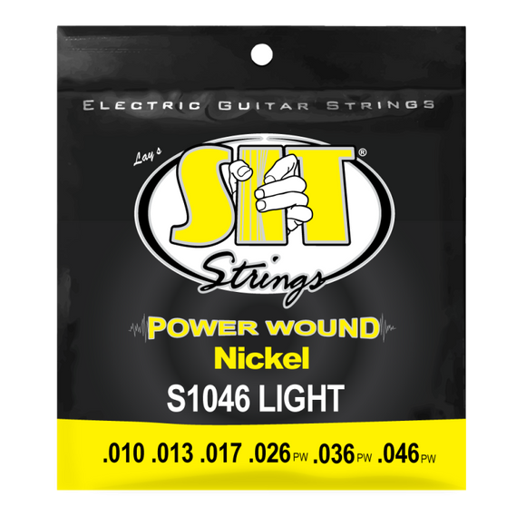SIT Power Wound Nickel Electric 10-46 Bonus Pack