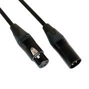 Digiflex CXX-C4-6-BLACK 6' Star Quad XLR Cable