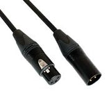 Digiflex CXX-C4-6-BLACK 6' Star Quad XLR Cable