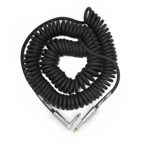Bullet Cable - 30' black coil cable