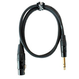 Digiflex HXFS-6 6' Performance Series XLRF -> TRS Cable